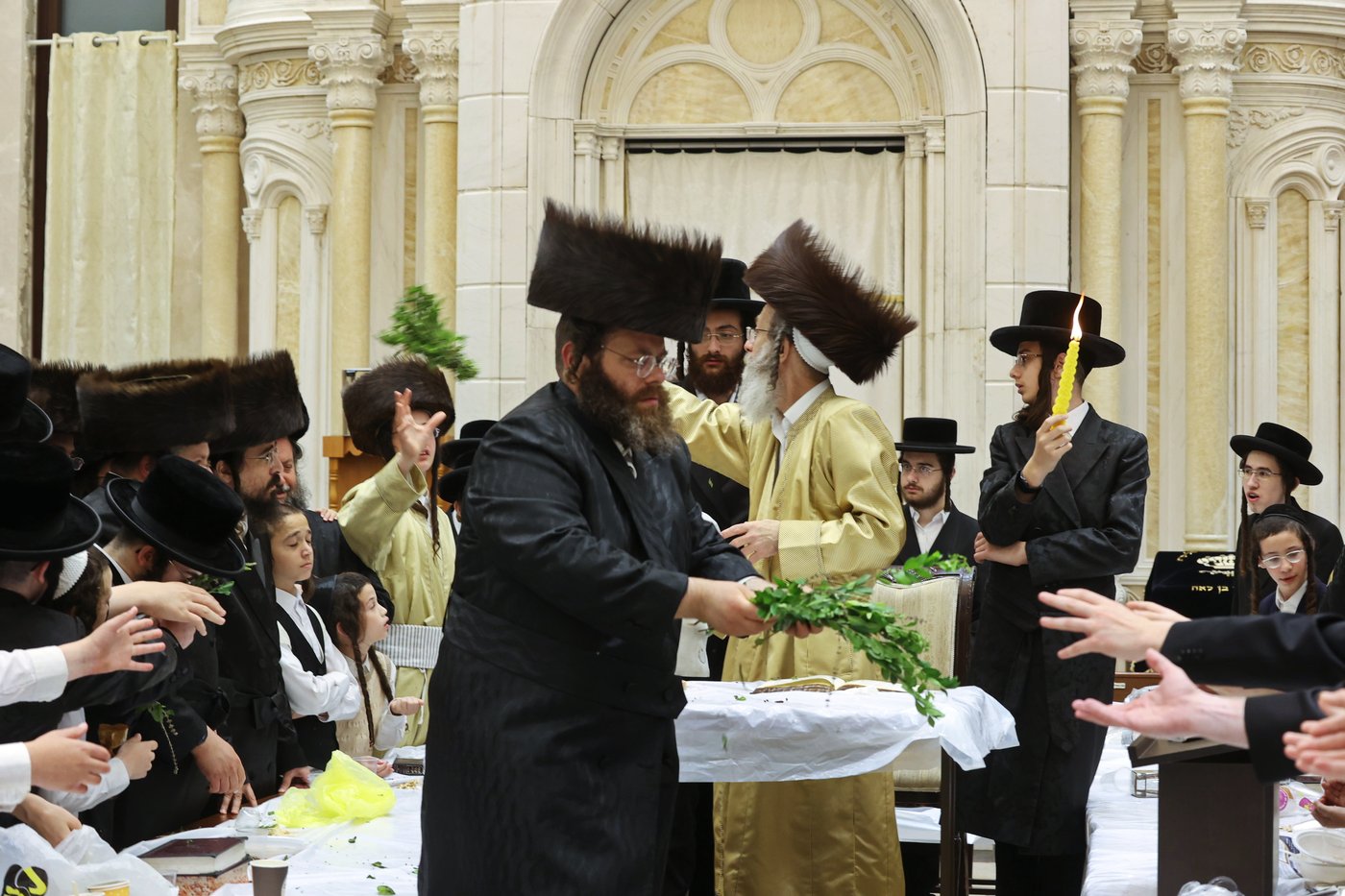 הגה"צ רבי אלימלך בידרמן בהבדלה בבית שמש