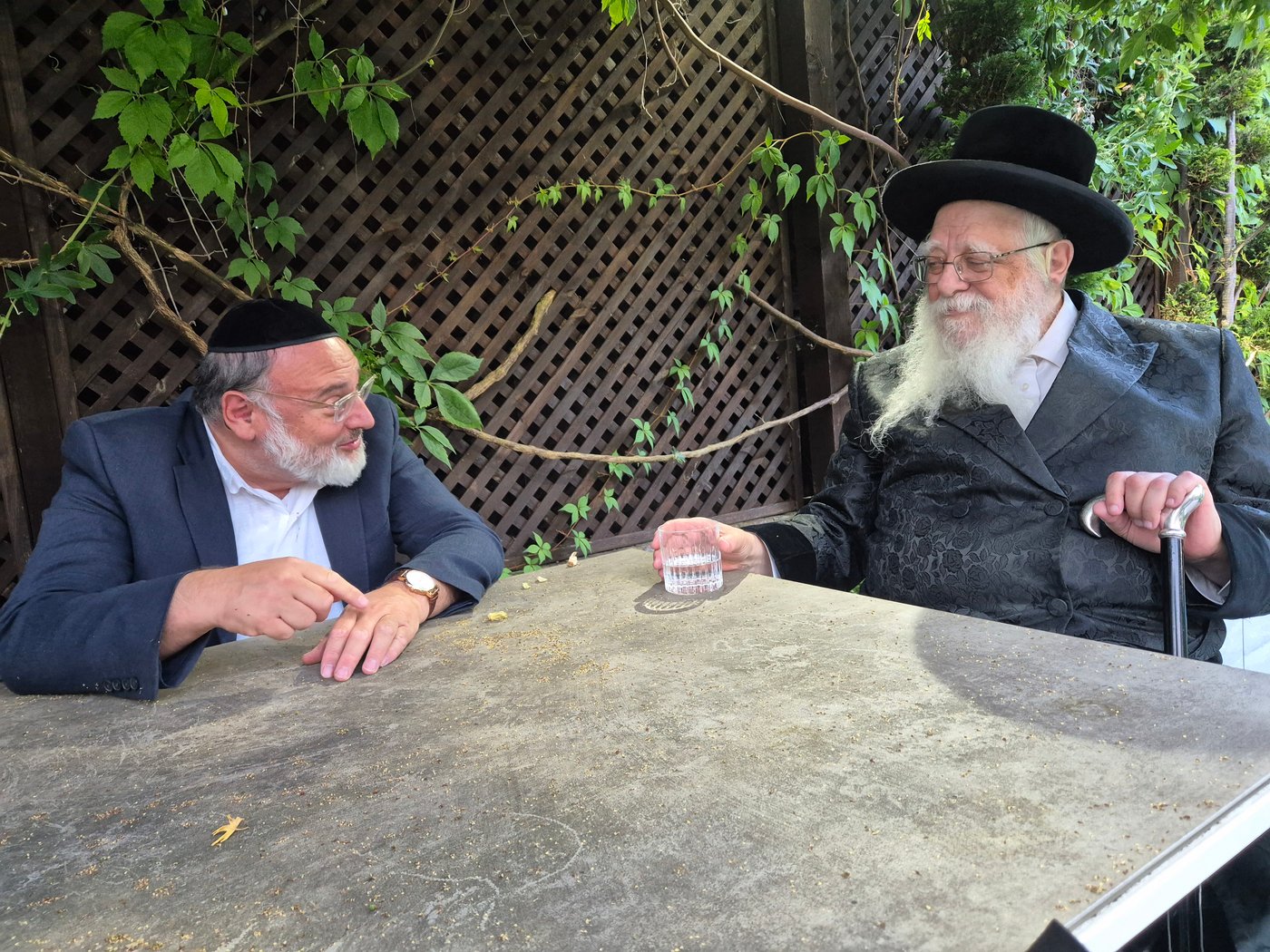 האדמו"ר משאץ ויז'ניץ בביקור בלונדון