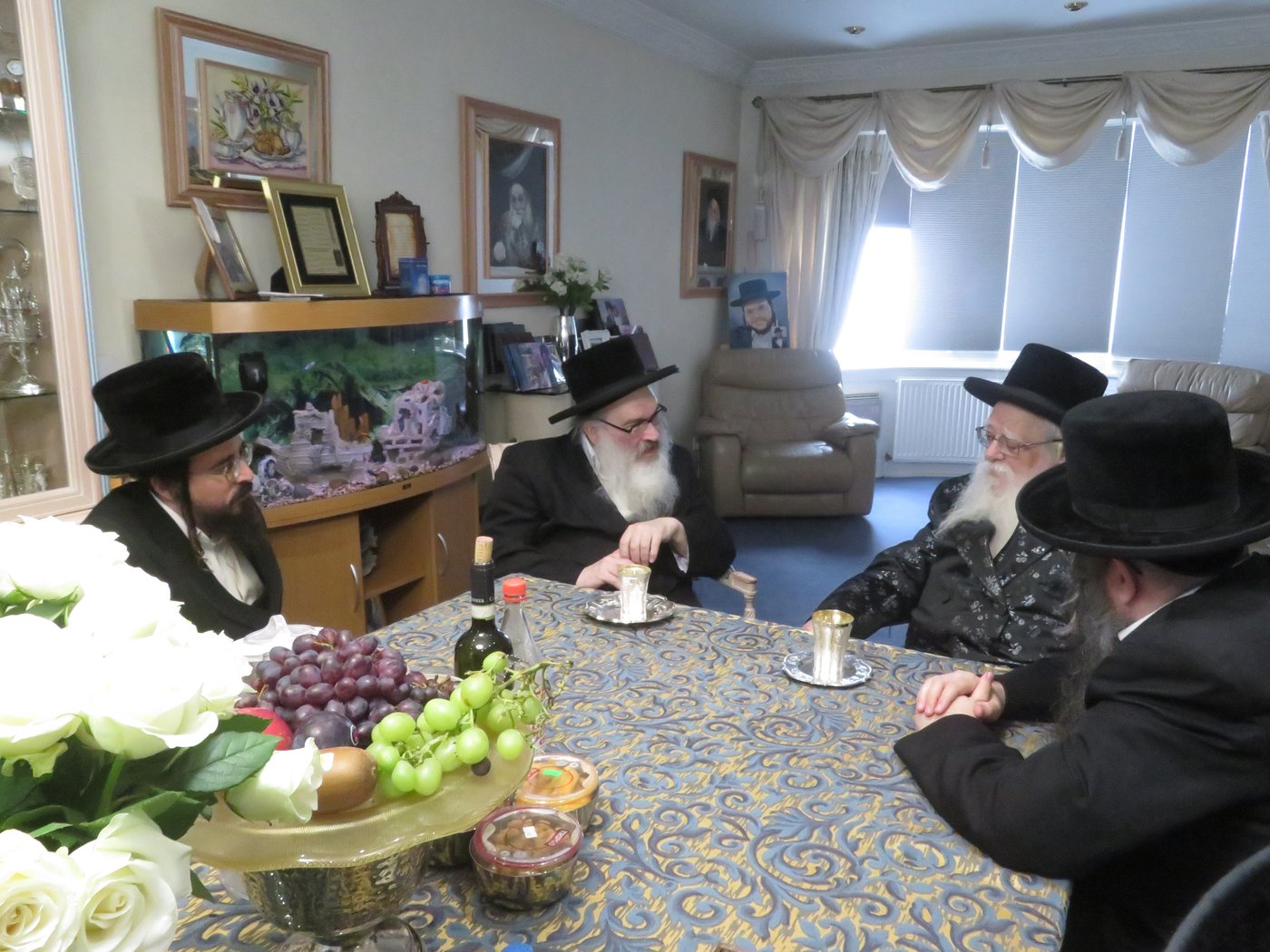 האדמו"ר משאץ ויז'ניץ בביקור בלונדון