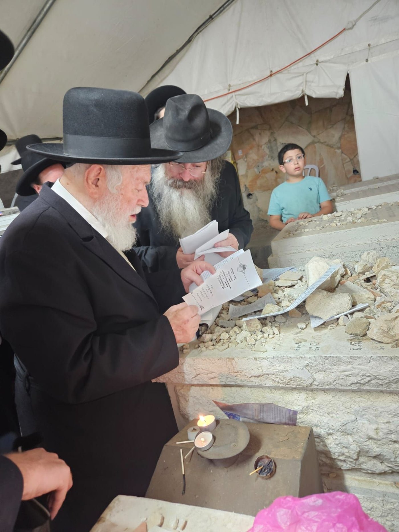הילולת הגרי"ש אלישיב זצוק"ל אצל חתנו הגר"י זילברשטיין 