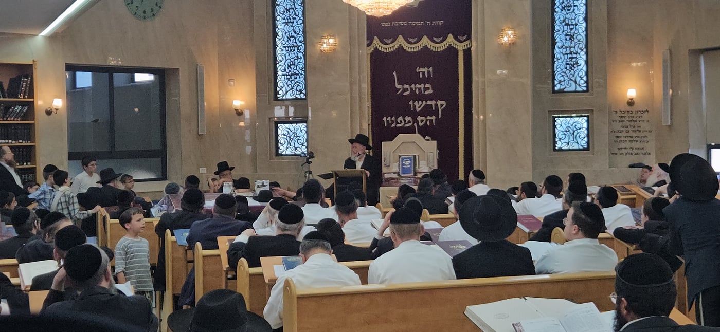 הילולת הגרי"ש אלישיב זצוק"ל אצל חתנו הגר"י זילברשטיין 