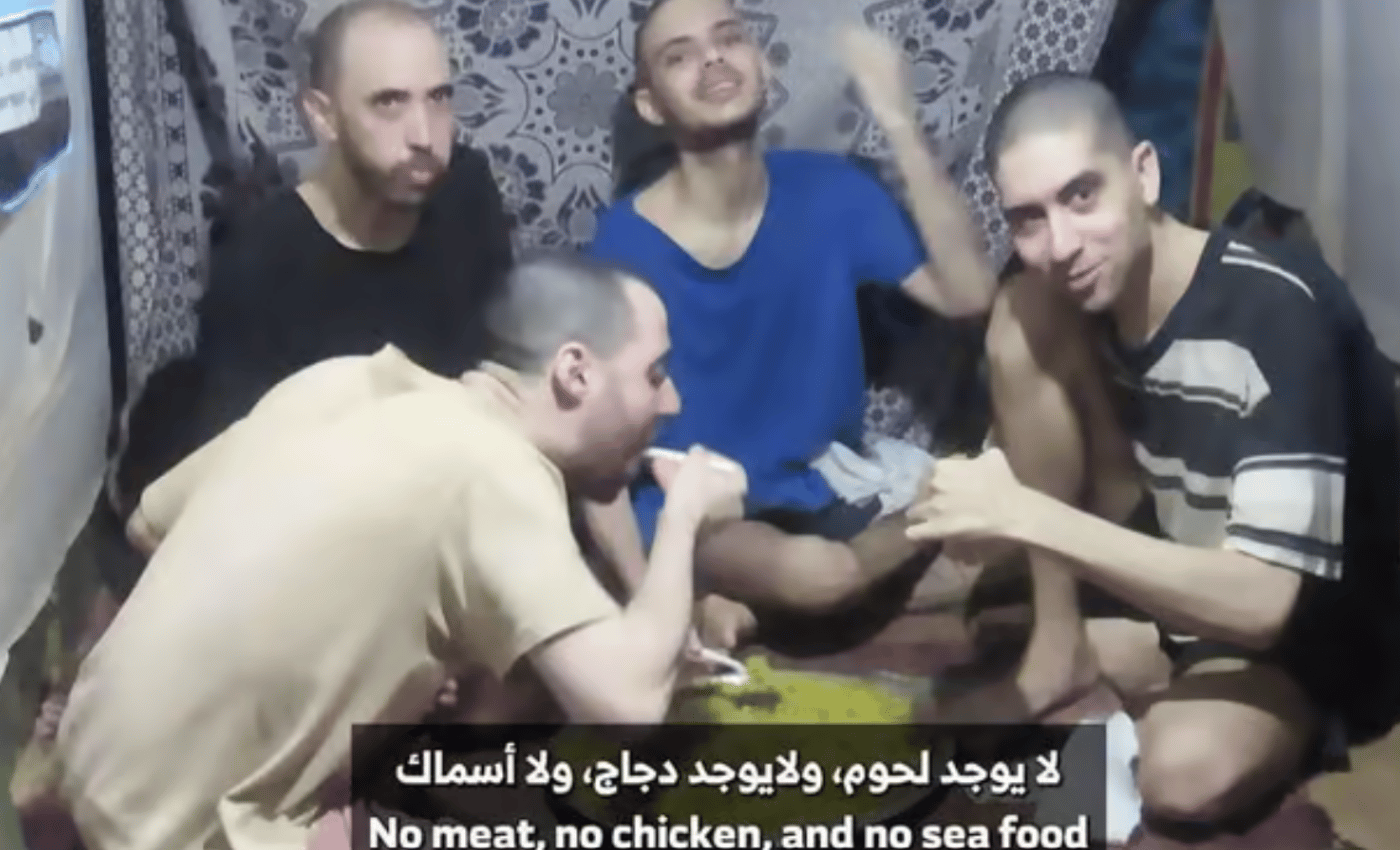 טל שהם במנהרת הטרור בעזה עם עומר, אביתר וגיא