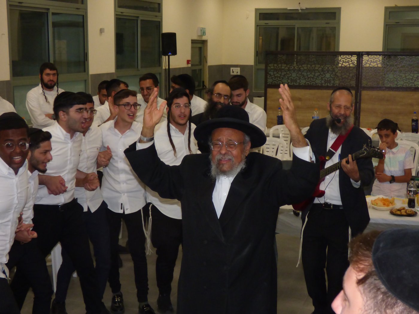 הקעמפ של ישיבת 'בית הלוי' בישוב כרמי קטיף