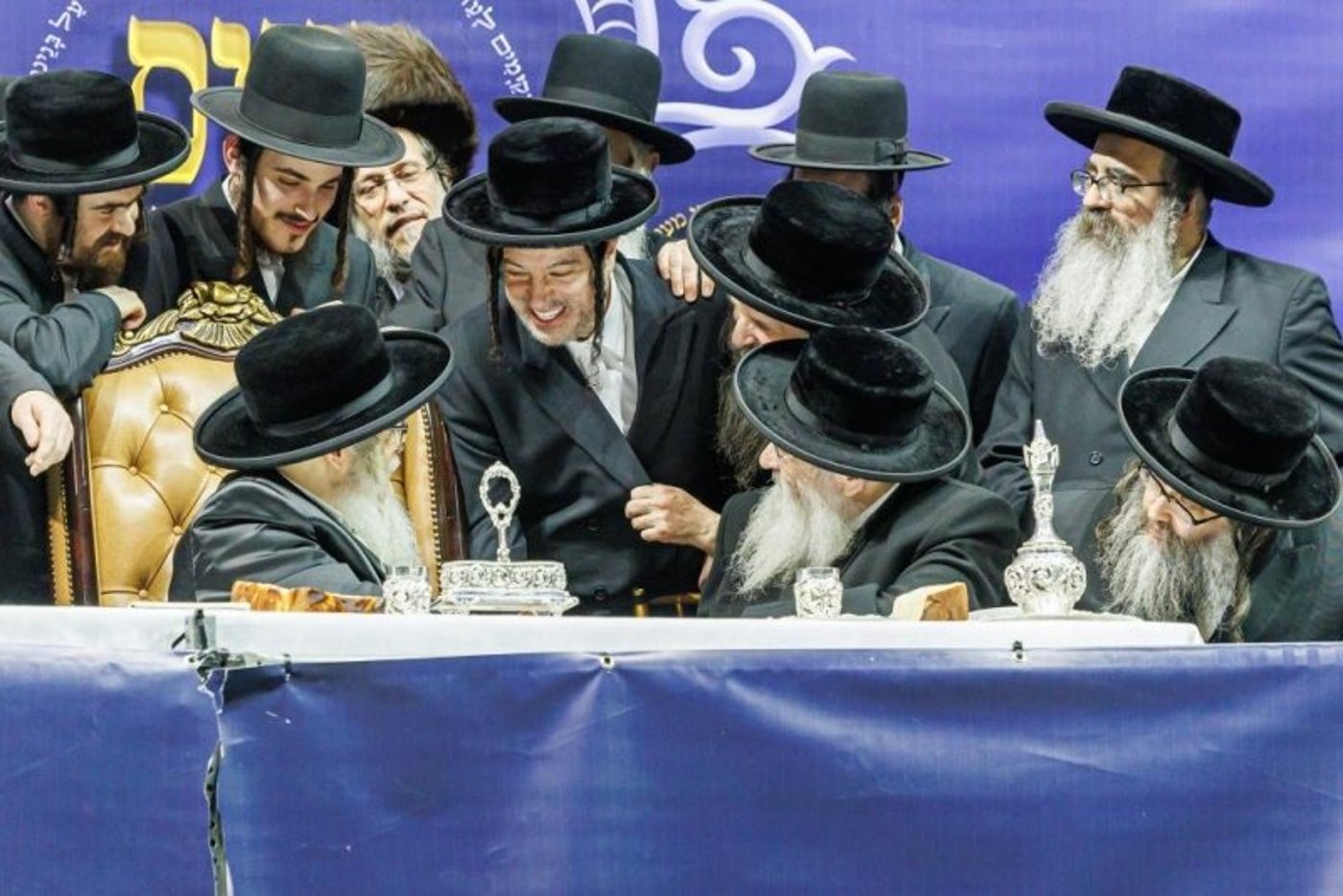 ר' יולי לנדא עם זקנו הרב חיים יחזקאל שטיין