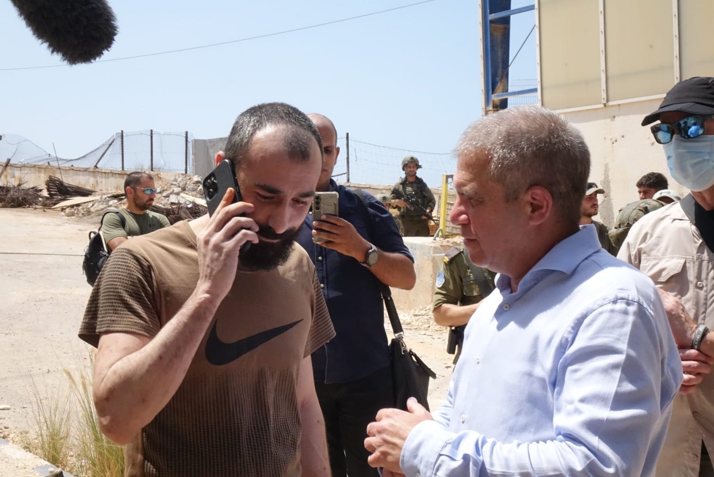 האזרח ששוחרר מלבנון, מוקדם יותר היום