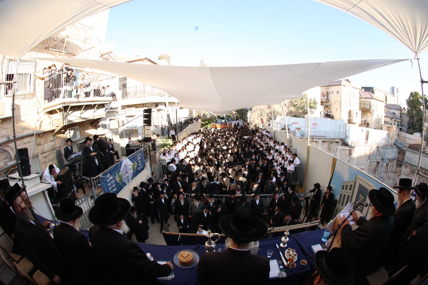 הנחת אבן הפינה בסאטמר ירושלים