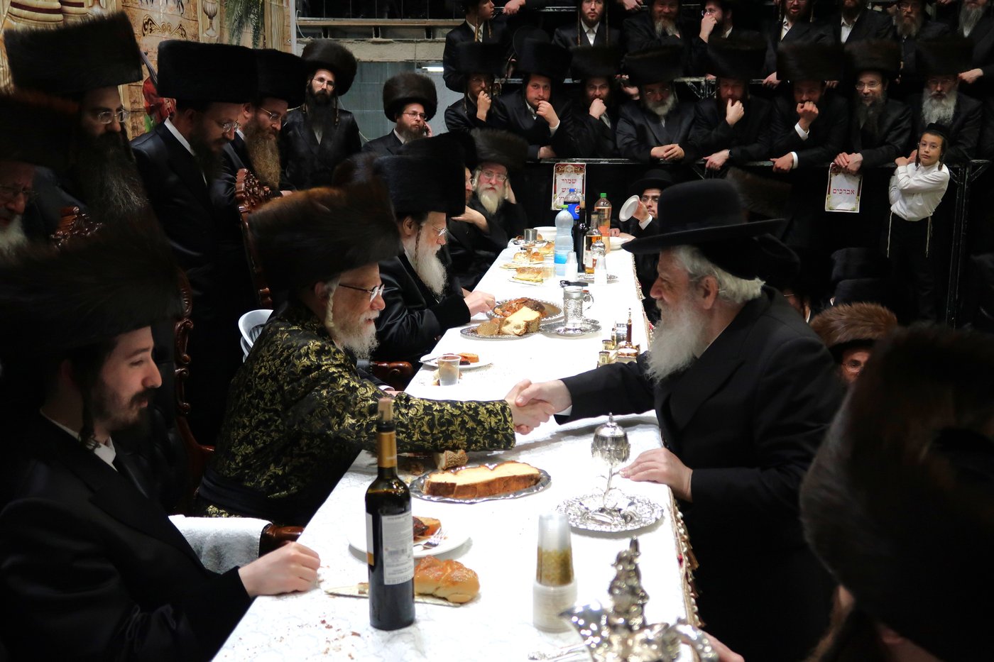 שמחת בר המצווה לנכדי האדמו"רים מסערט ויז'ניץ ומודז'יץ
