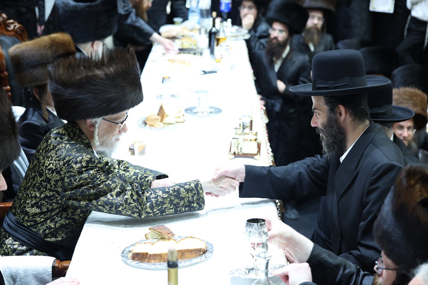 שמחת בר המצווה לנכדי האדמו"רים מסערט ויז'ניץ ומודז'יץ