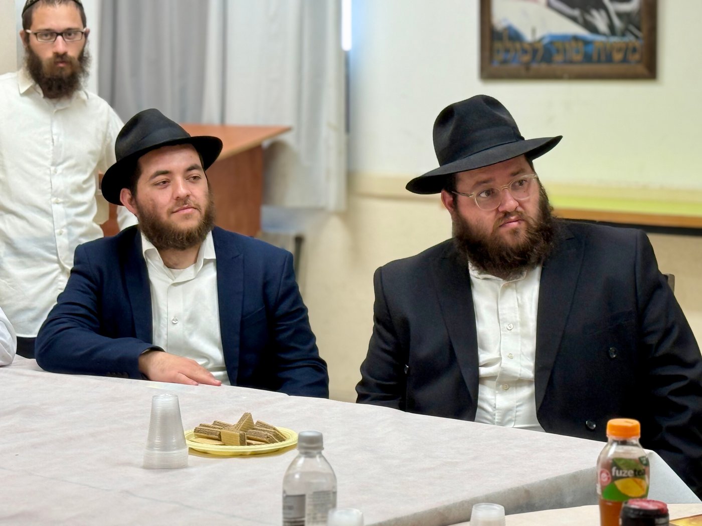 הגר"ק בר בביקור בישיבת 'תומכי תמימים ליובאוויטש' בקריות
