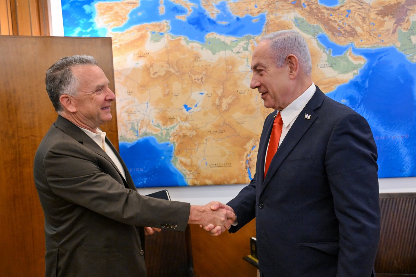 השליח ויטקוף עם רה"מ נתניהו