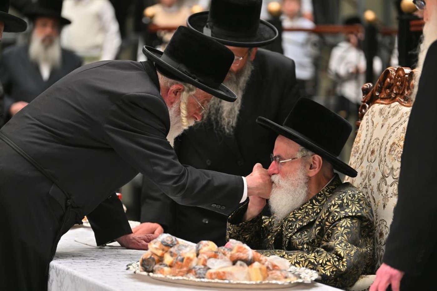 מעמד קבלת פנים להאדמו"ר מויזניץ