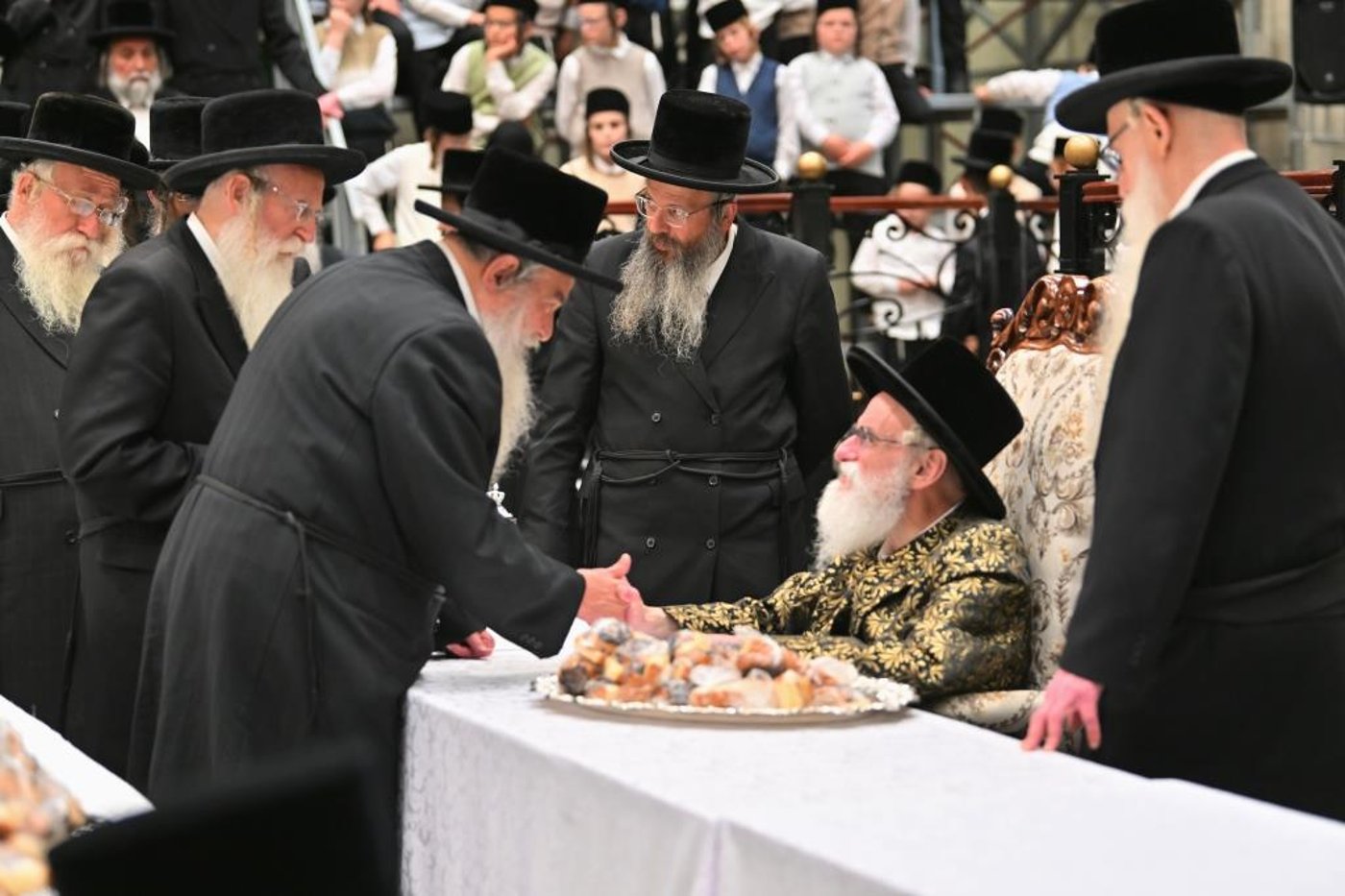 מעמד קבלת פנים להאדמו"ר מויזניץ