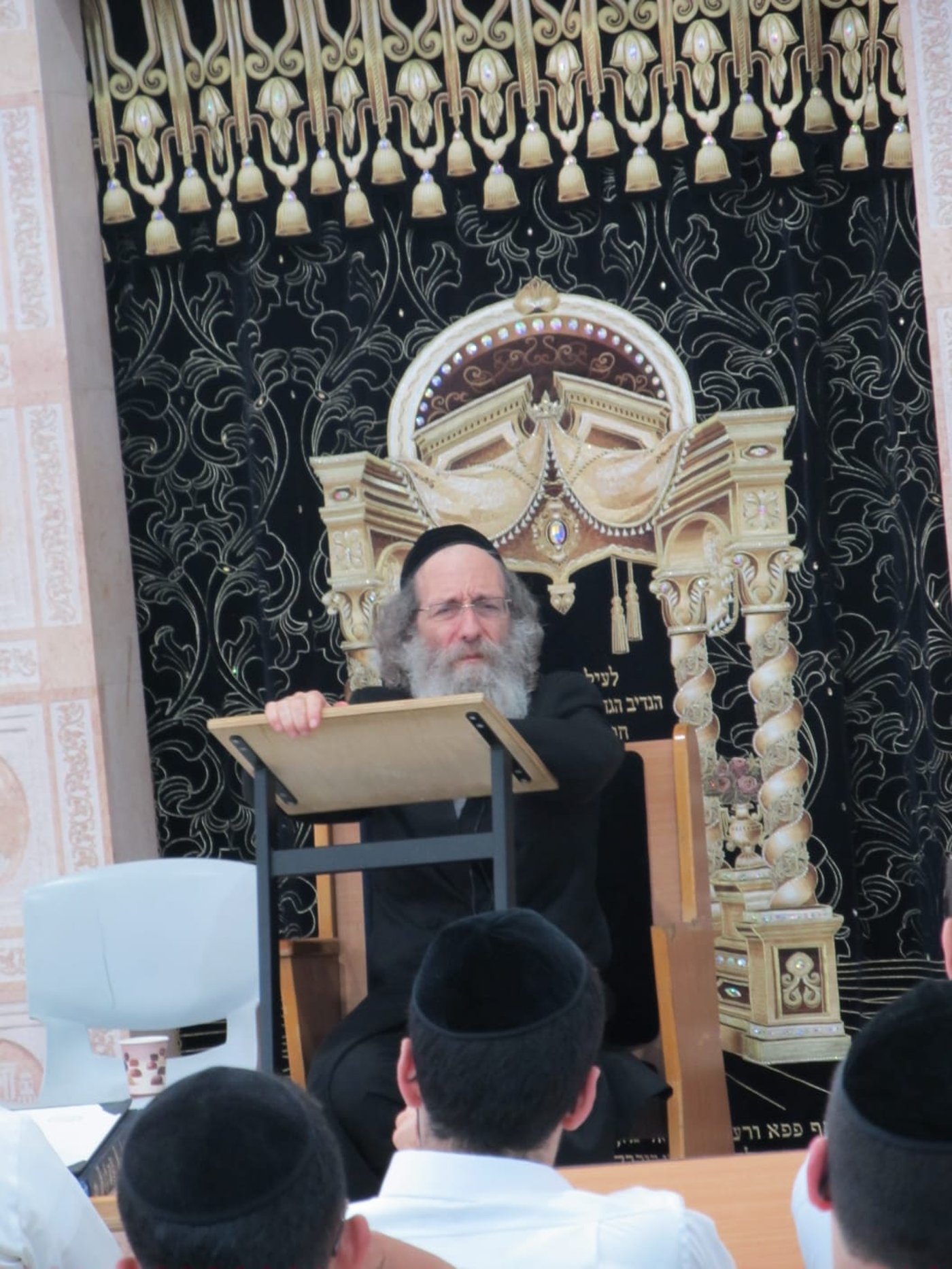 הגה"צ ר' אלימלך בידרמן בשיחת חיזוק בישיבת 'אור התלמוד'