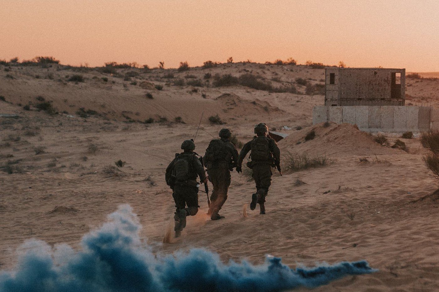 אימוני כוחות אוגדה 98 לקראת תחילת המבצע