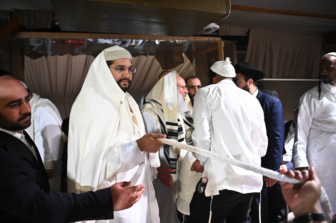 מוצאי ראש השנה אצל הגאון הינוקא