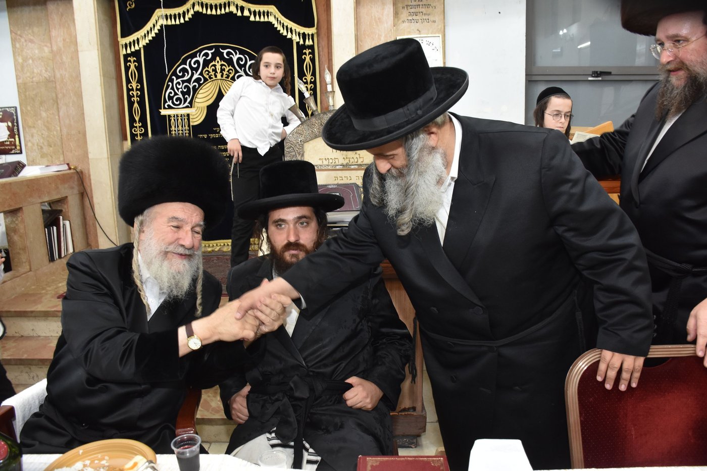 שמחת בר המצווה לנכד האדמו"ר מאשלג