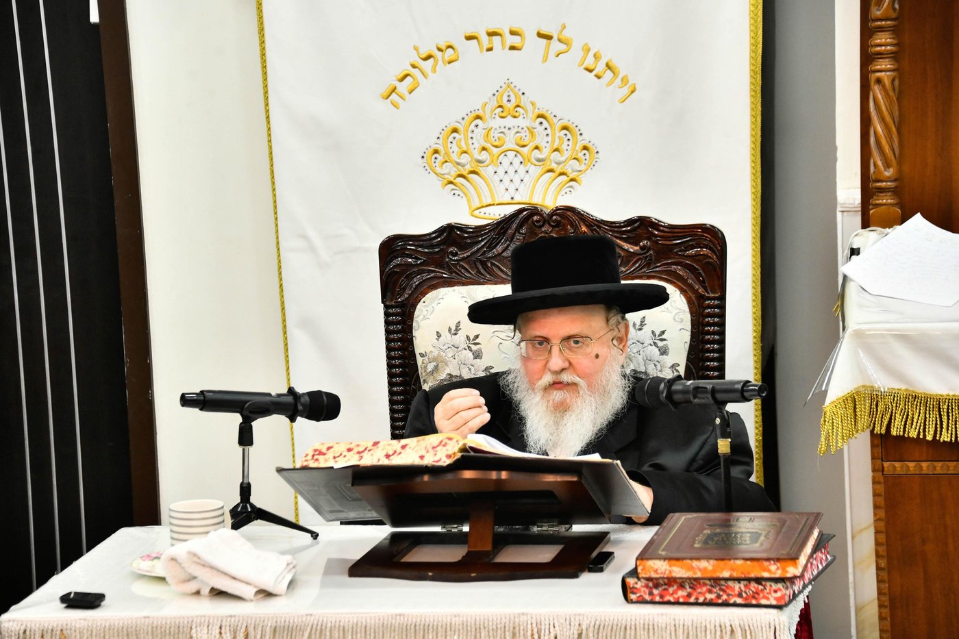 האדמו"ר מסאסוב בדרשת שבת שובה 