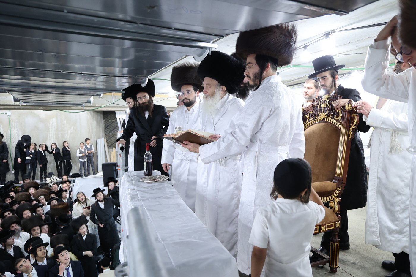 מוצאי ראש השנה אצל הגרי"מ מורגנשטרן