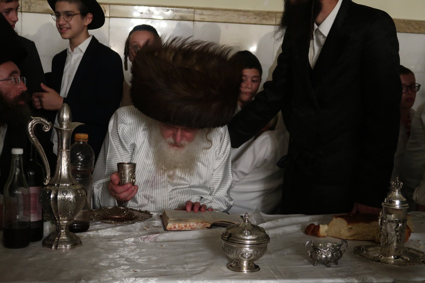 הרבי המשפיע ממבקשי אמונה בשבת בברכפלד