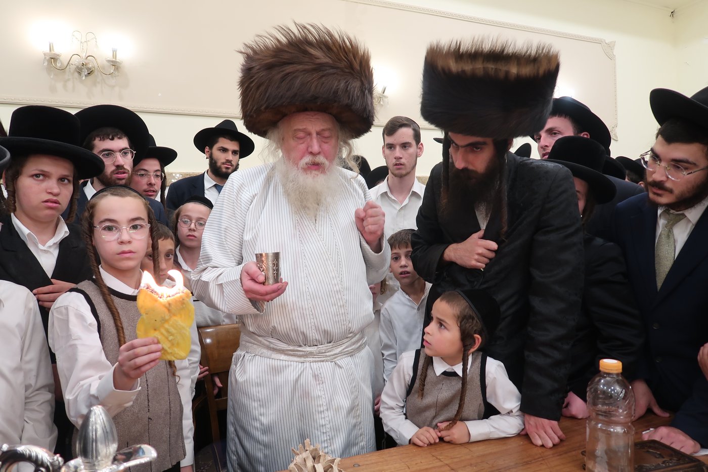 הרבי המשפיע ממבקשי אמונה בשבת בברכפלד