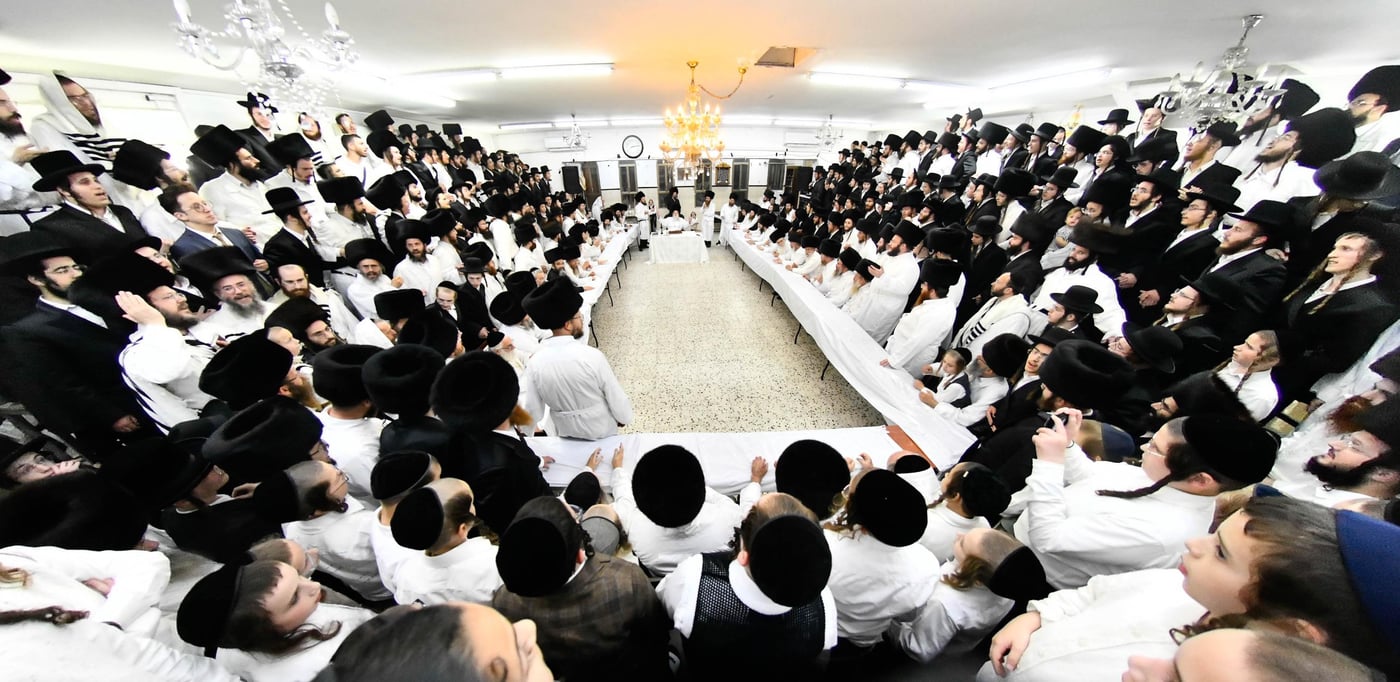 מוצאי יום כיפור בחצה"ק מודז'יץ