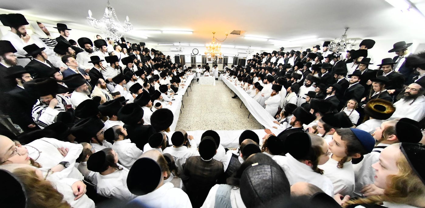 מוצאי יום כיפור בחצה"ק מודז'יץ