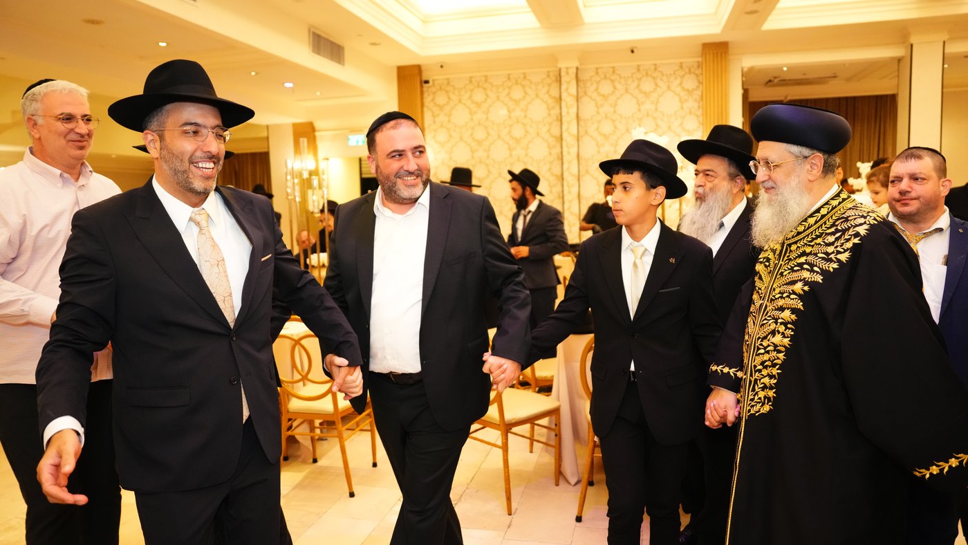 איתי גדסי בירמץ את בנו; מי הגיע לאחל מזל טוב? | צפו בתיעוד נרחב