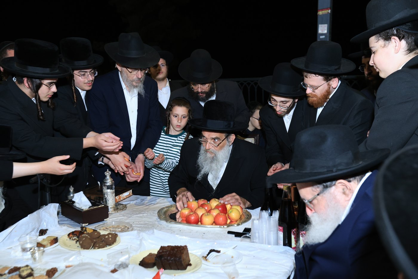 האדמו"ר מאשלג באתרא קדישא מירון