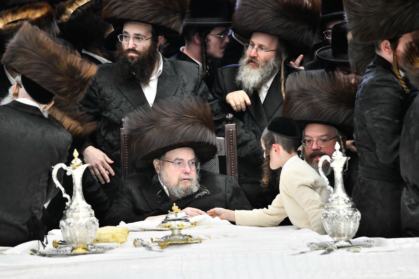 האדמו"ר מבעלזא בטיש חוה"מ סוכות