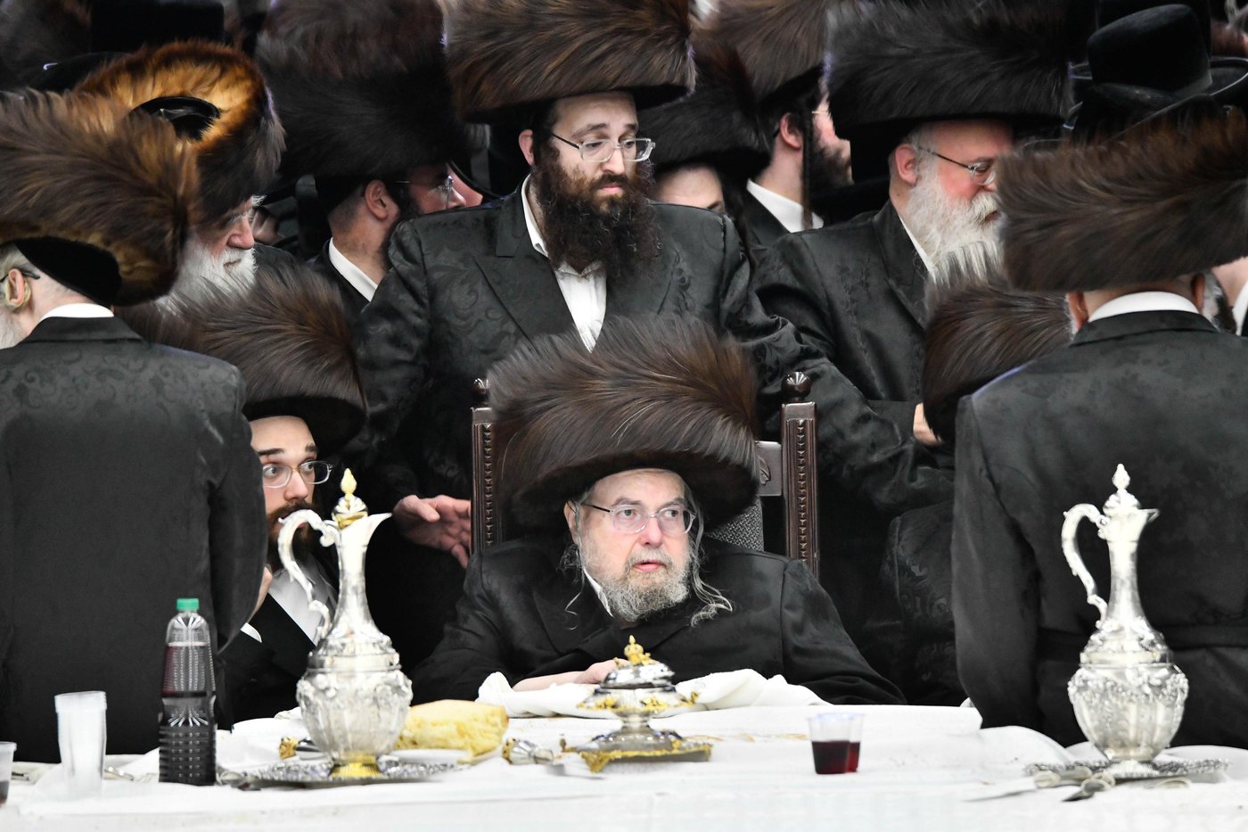 האדמו"ר מבעלזא בטיש חוה"מ סוכות