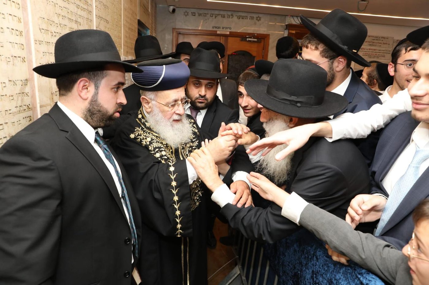 'הקבלת פני רבו' לראשל"צ הגר"י יוסף