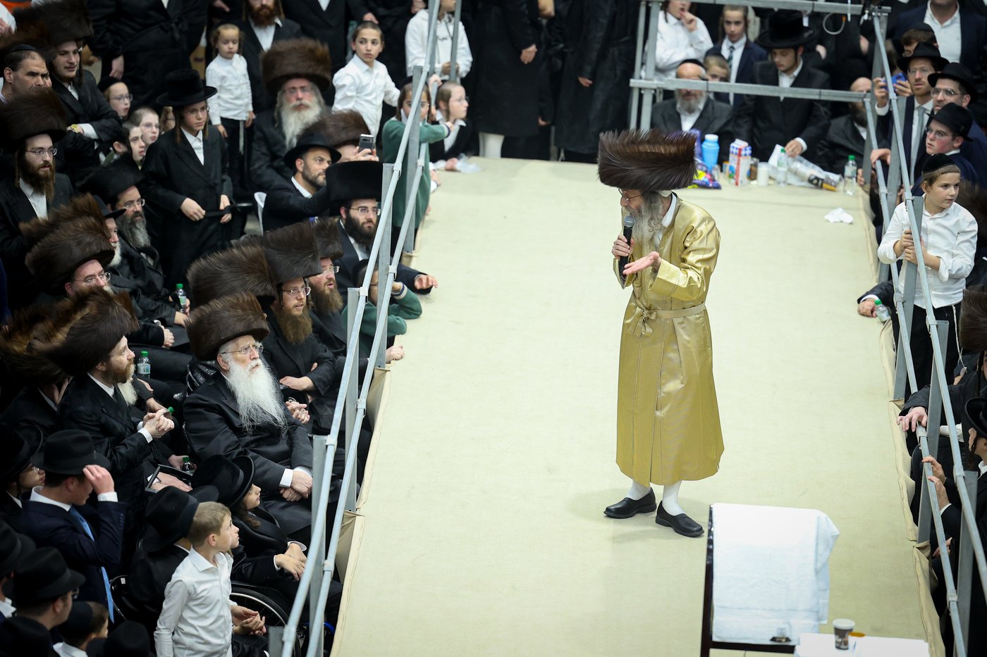 הגה"צ רבי אלימלך בידרמן בשמחת בית השואבה