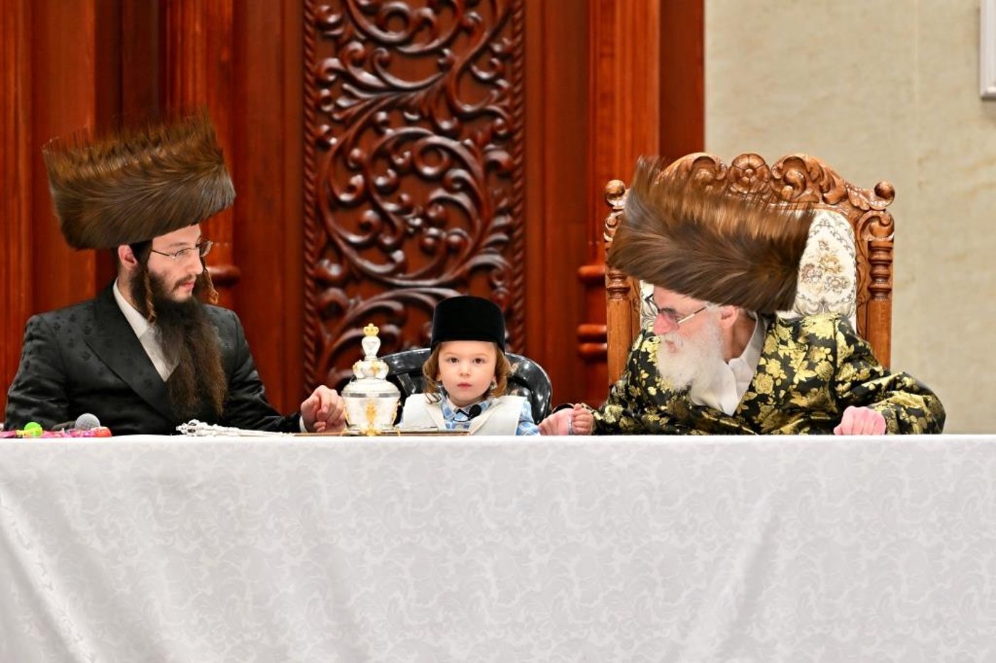 חג הסוכות בחצה"ק ויזניץ
