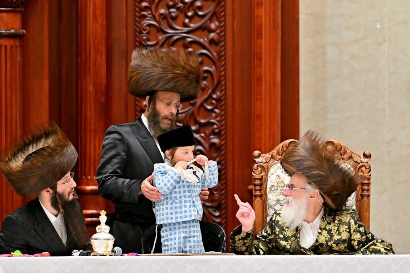 חג הסוכות בחצה"ק ויזניץ