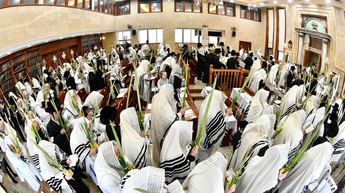 הושענא רבה בחצה"ק שבט הלוי