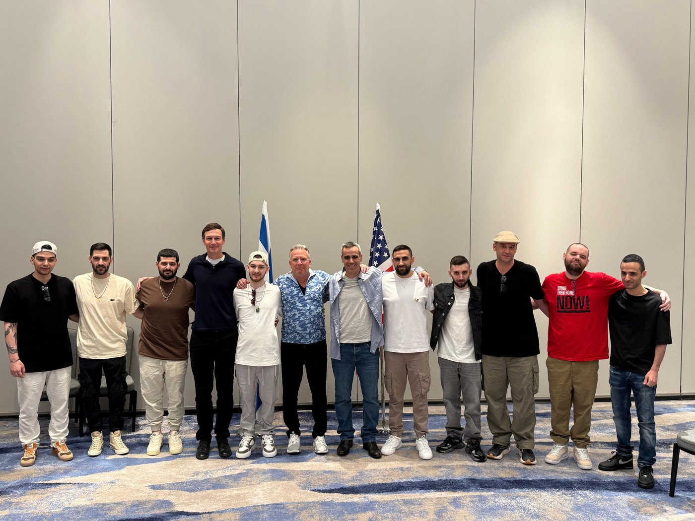 שורדי שבי נפגשו עם וויטקוף וקושנר: "לא לוותר עד שיוחזרו כל החטופים" 