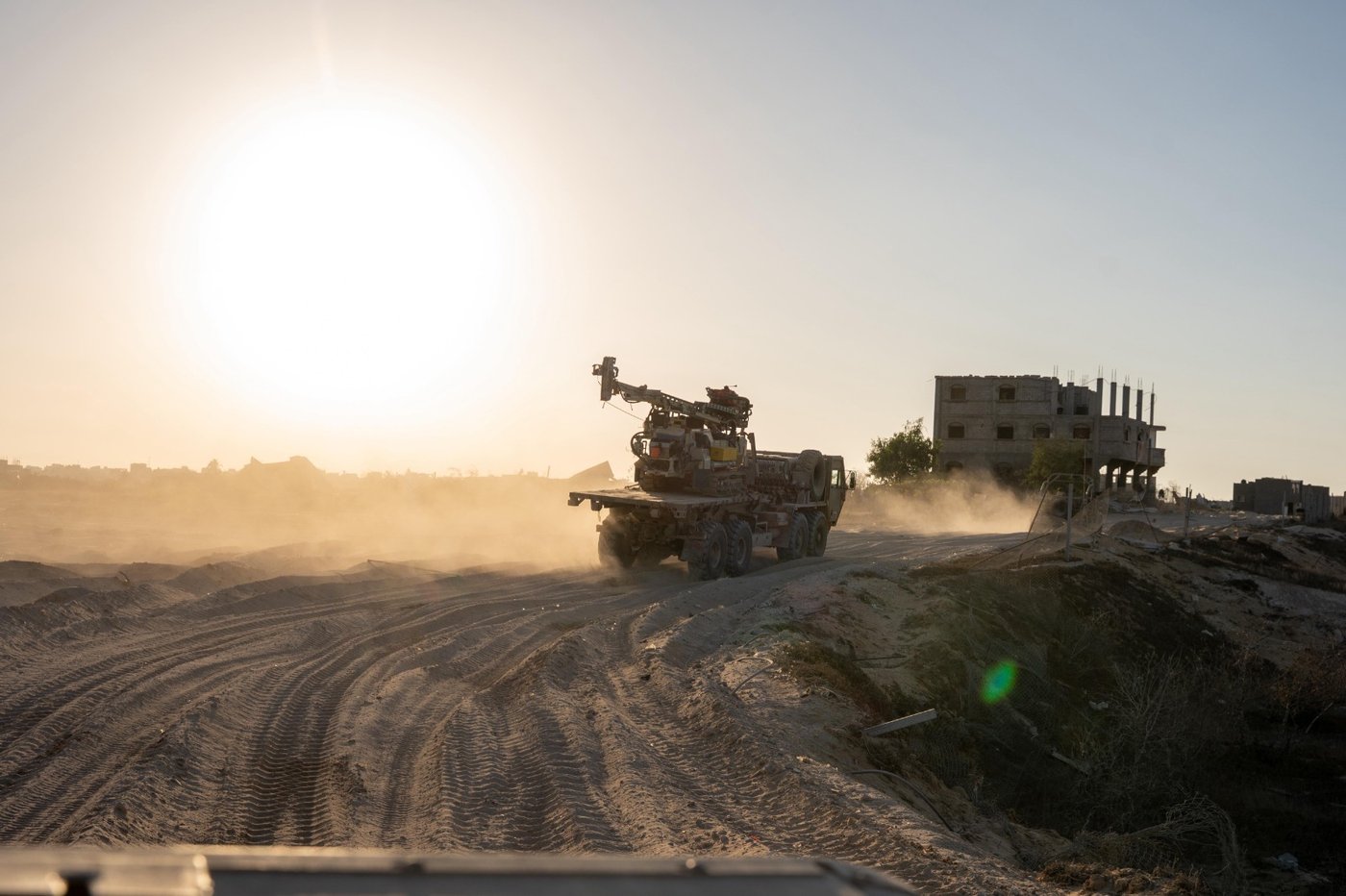 תמונות מפעילות כוחות צוות הקרב של חטיבת הנח״ל במרחב הקו הצהוב