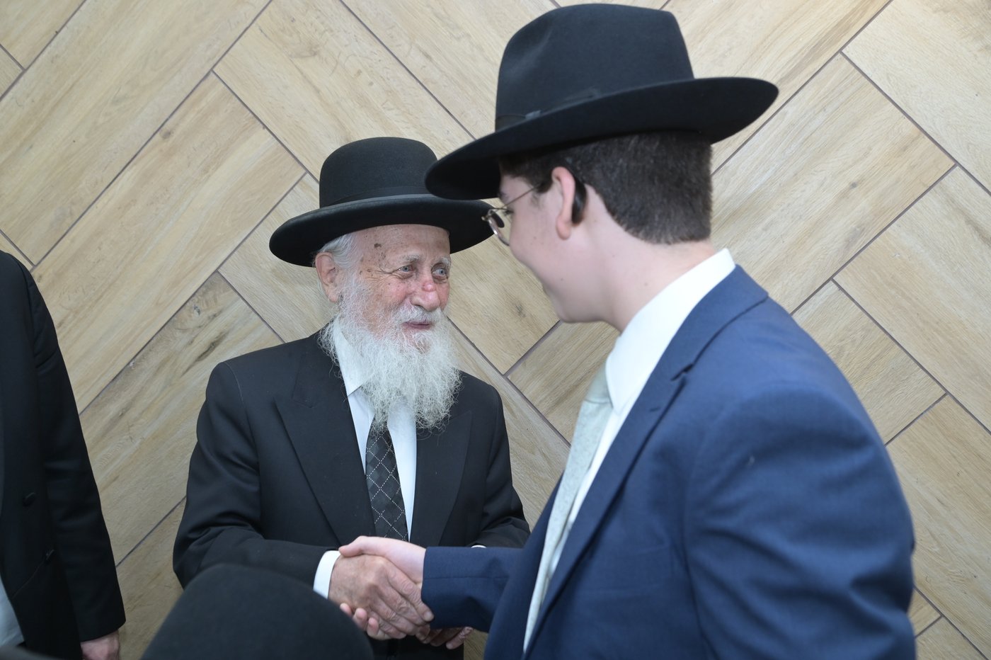 שמחת בר המצווה לנכד הגר"י אדלשטיין והגר"צ רוטנברג