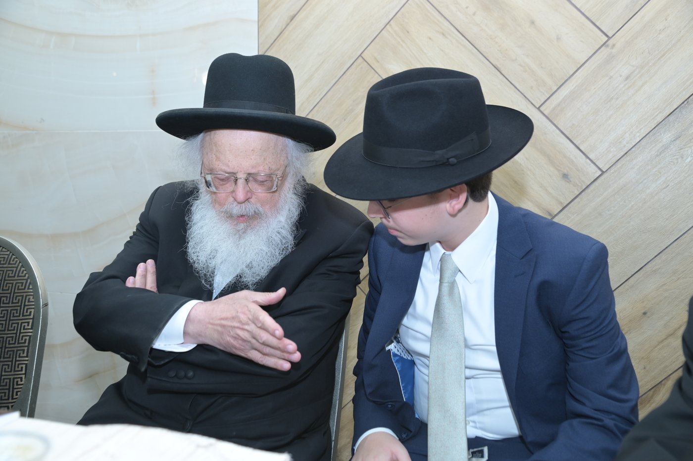 שמחת בר המצווה לנכד הגר"י אדלשטיין והגר"צ רוטנברג