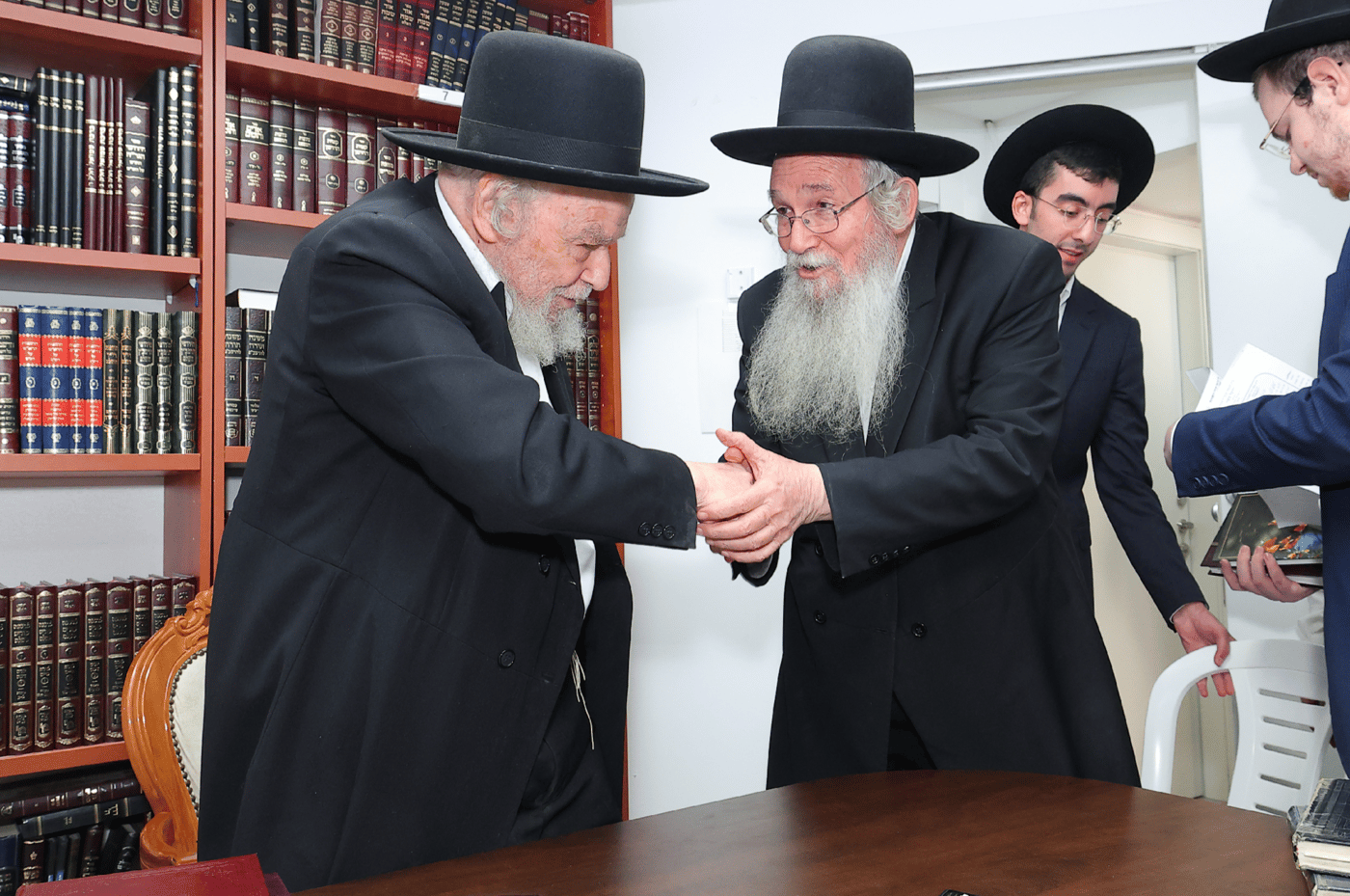 הגאון ר' משה דוד ליפקוביץ בביקור אצל הגרמ"ה הירש