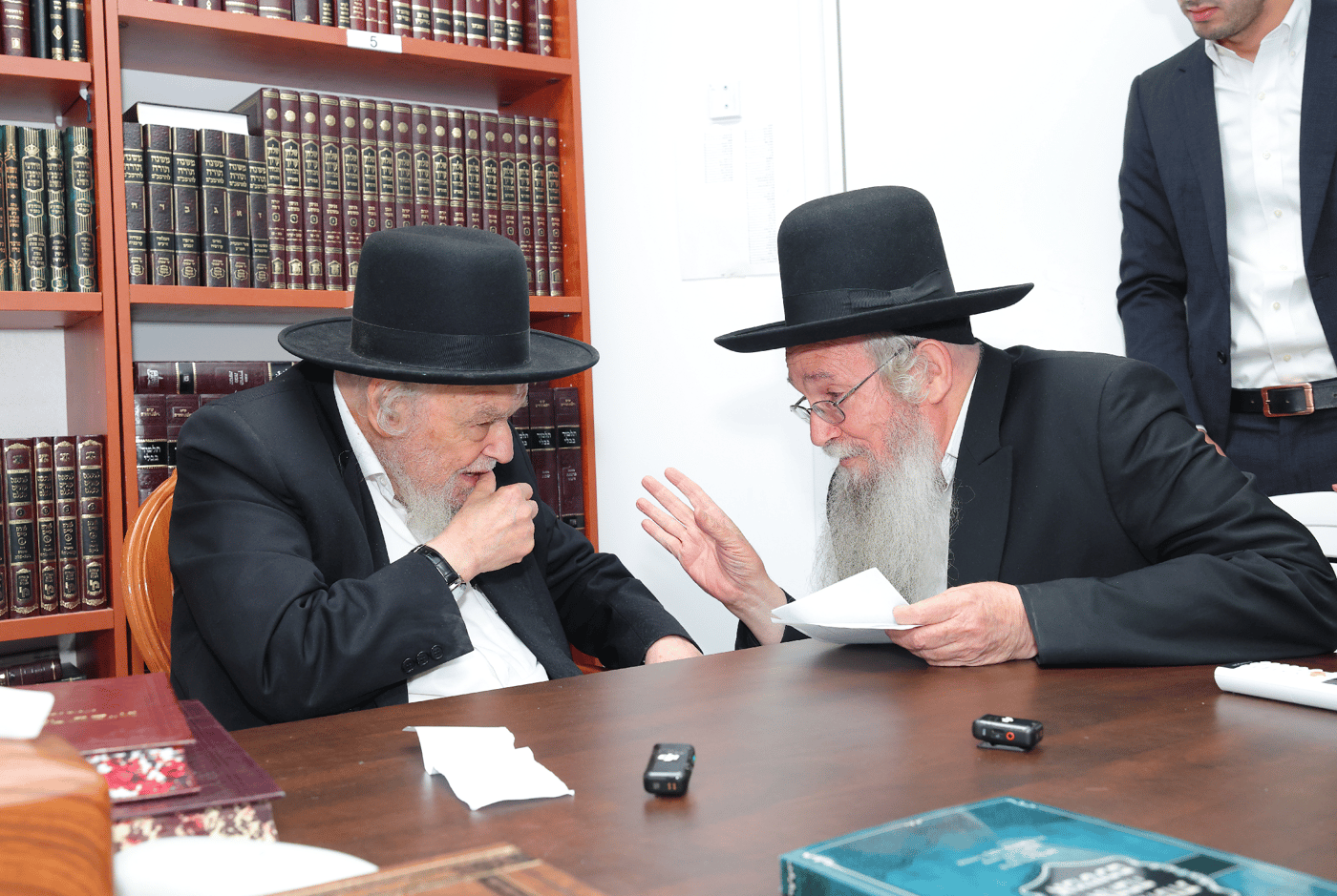 הגאון ר' משה דוד ליפקוביץ בביקור אצל הגרמ"ה הירש