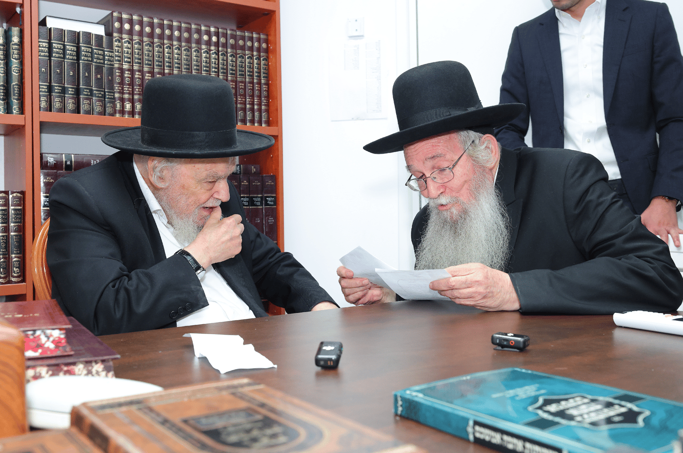 הגאון ר' משה דוד ליפקוביץ בביקור אצל הגרמ"ה הירש