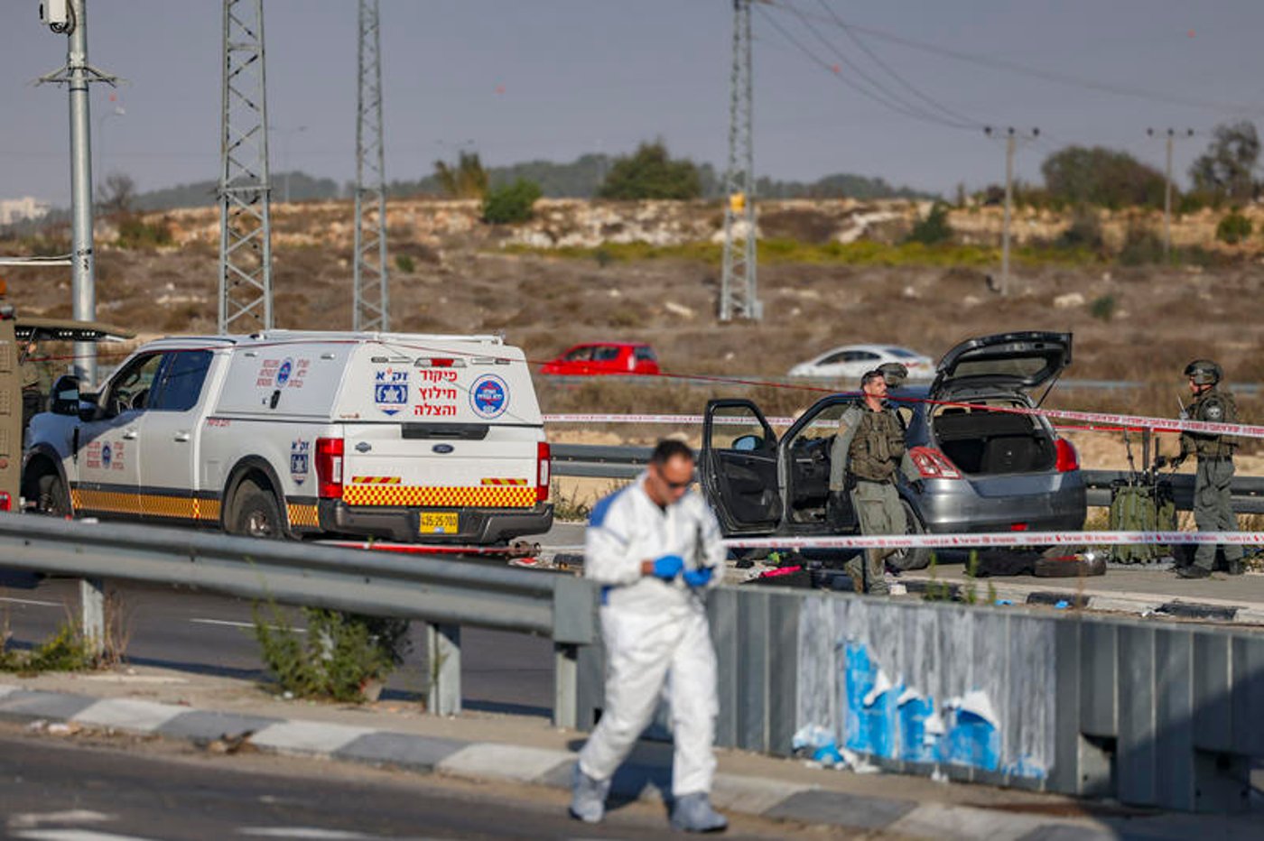 זירת הפיגוע