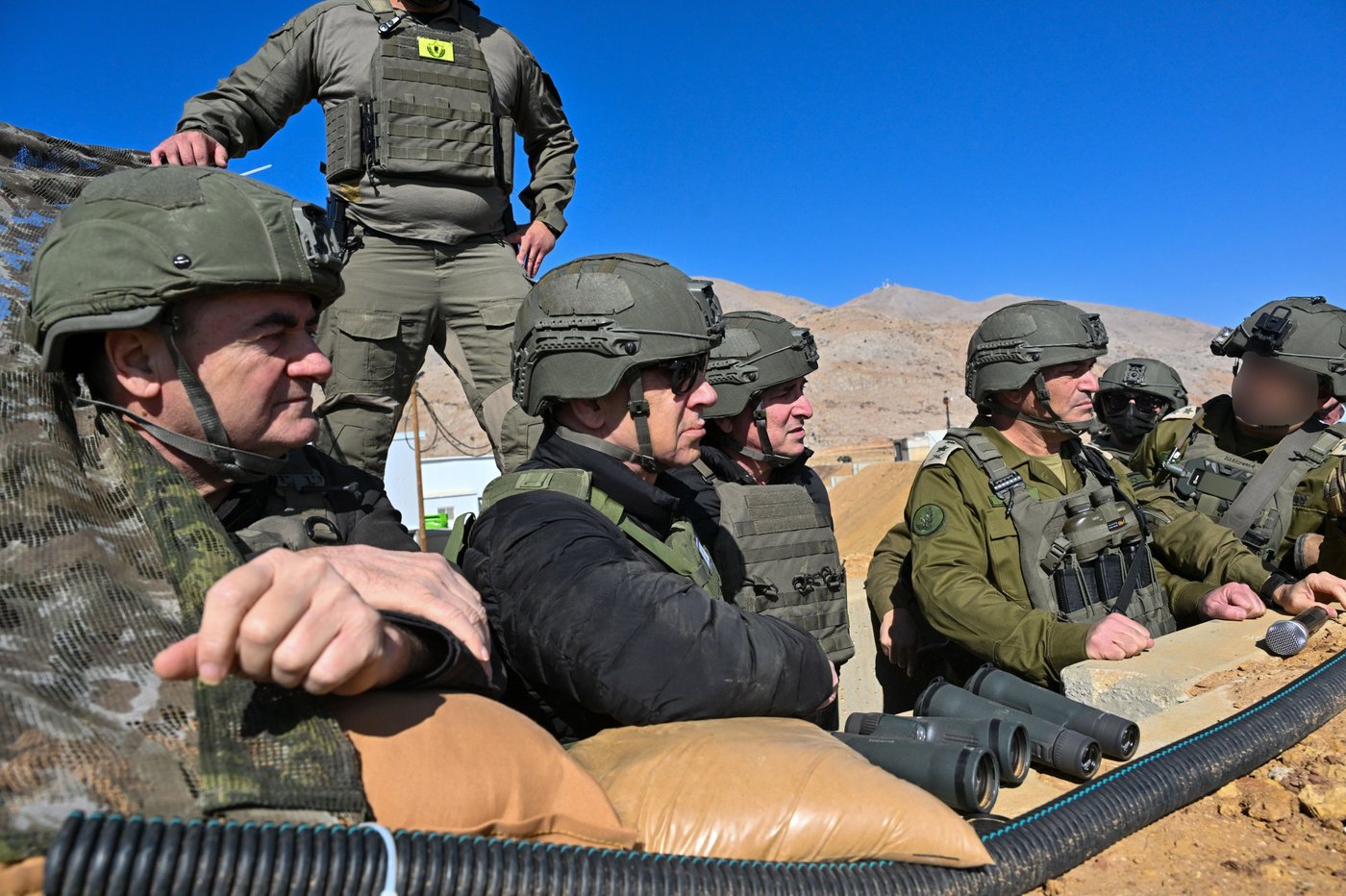 הסיור של רה"מ והצמרת הבכירה בסוריה