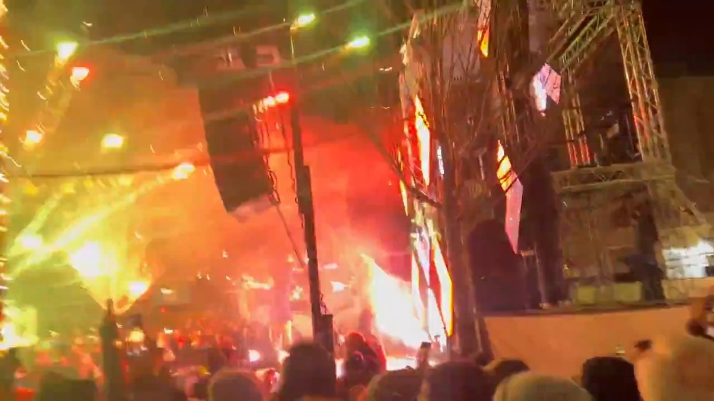 זירת האירוע, כשעה וחצי לפני האסון