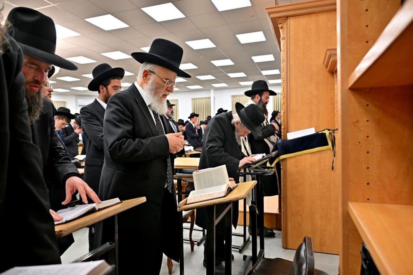 הגר"ד לנדו בחנוכת הבית לישיבת הר"ן