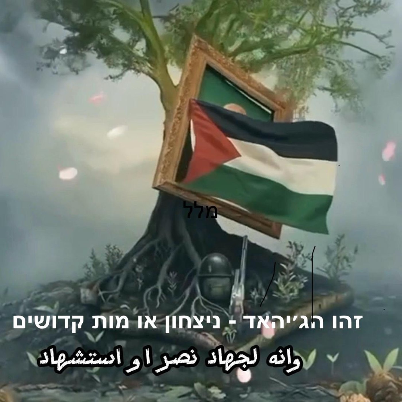 צילום מסך מתוך סרטון הסתה שפרסם רופא השיניים החשוד