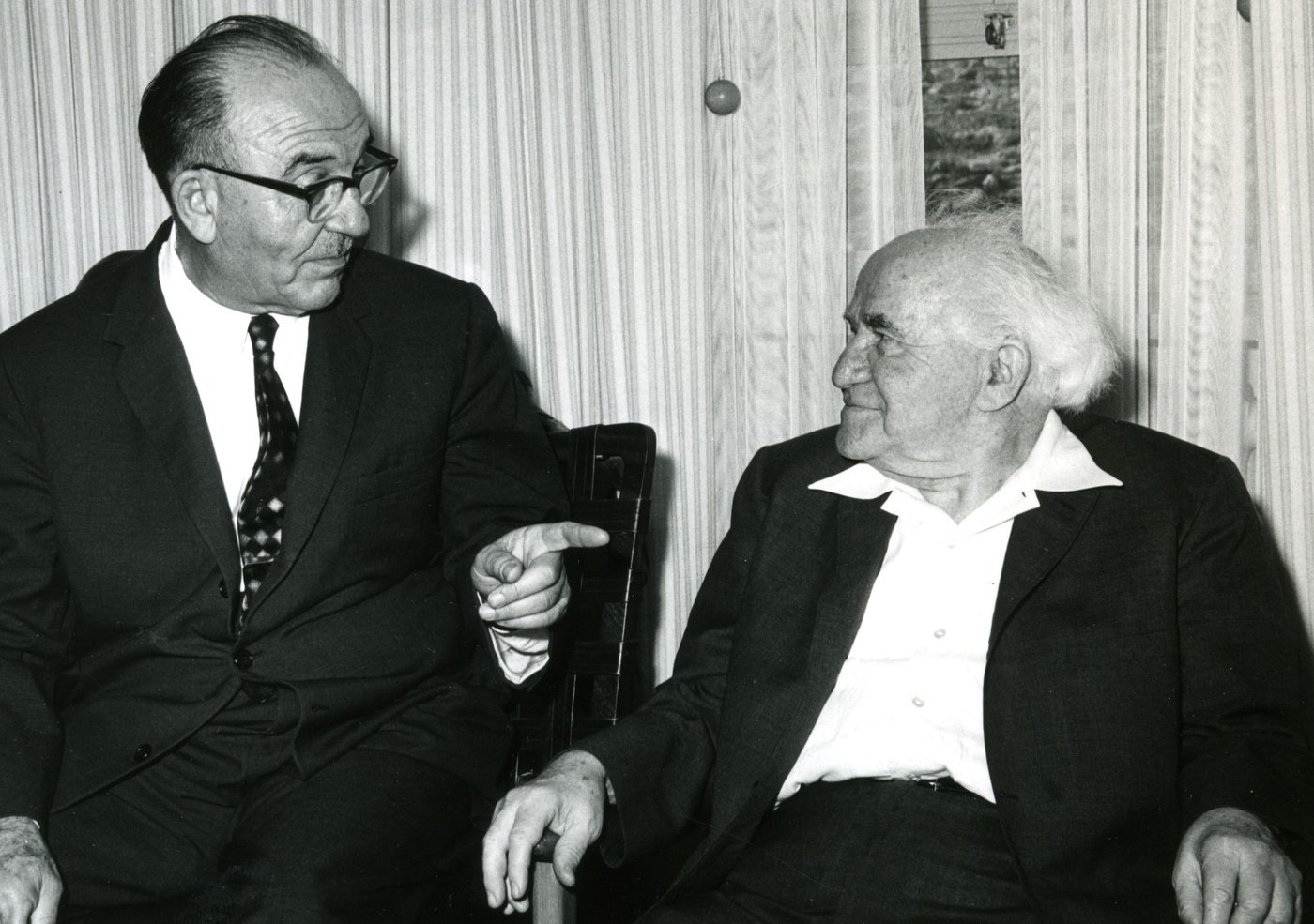 דוד בן-גוריון ולוי אשכול, 1 ביוני 1963