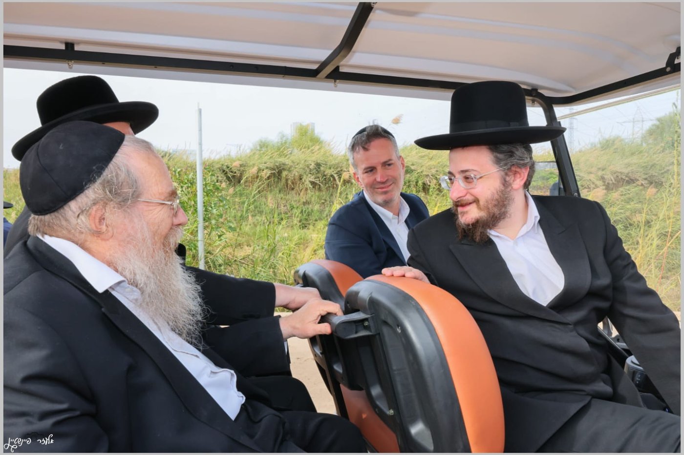 רבני בני ברק בסיור בפארק הענק בצפון העיר להקמת קו עירוב שבת