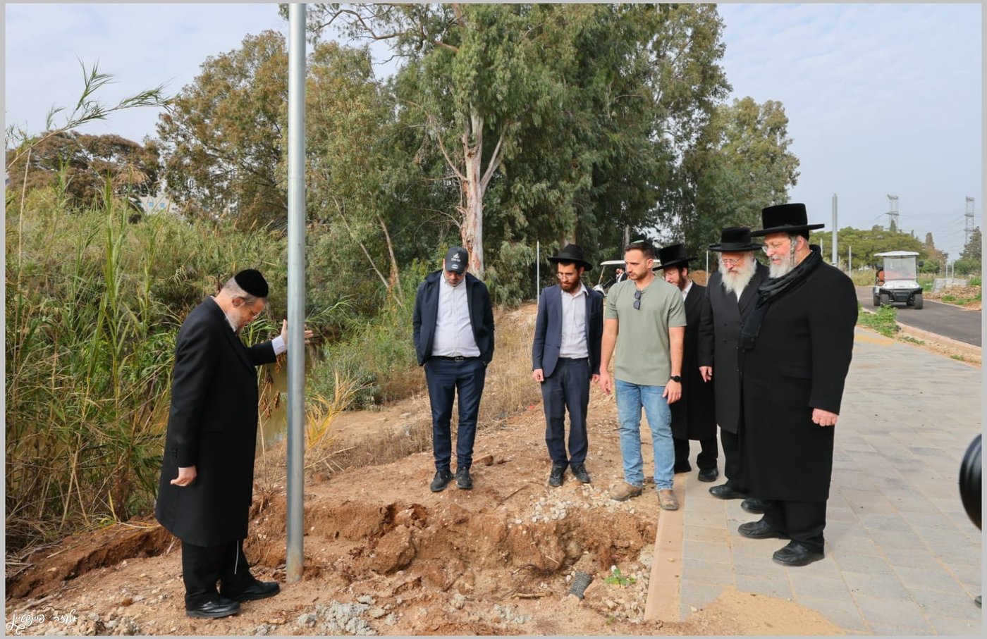רבני בני ברק בסיור בפארק הענק בצפון העיר להקמת קו עירוב שבת